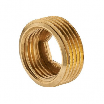 Raccord réduction Butée 6 pans Mâle 20 x 27 Femelle 15 x 21 Laiton
