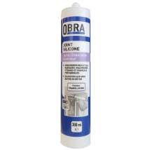 Mastic silicone pour joint étanchéité extérieure Obra