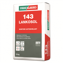 Mortier de ragréage extérieur - LANKOSOL 143 - 3 à 50 mm - Sac de 25 KG