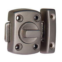 Verrou targette à bouton Abus DRD 35 N - nickelé mat - largeur 30 mm