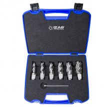 Set de fraises à carotter HSS 4070 pour perceuse magnétique - Izar - 12-14-16-18-20-22 mm