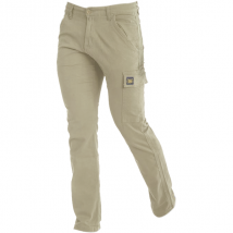 Pantalon de travail Rica Lewis coupe charpentier beige - Taille 52