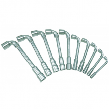 Jeu de 10 clés à pipe débouchées KStools 6 pans 8 à 19 mm 517.0440