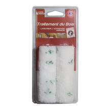 Rouleau patte de lapin L'Outil Parfait traitement bois largeur 110 mm x2