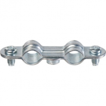 Collier double au pas 7 x 150 mm pour tube de 14 mm Fischer 18957