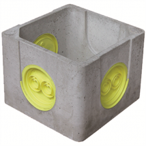 Boîte béton à opercules EPERS CR30S pour eaux pluviales et réseaux secs
