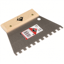 Peigne colle acier carreleur - Denture carrée 8x8 mm