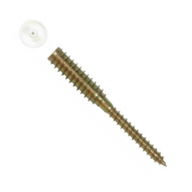 Vis sans tête menuiseries PVC filet 33mm 6 x 80mm Acier trempé x100