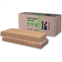 Panneau fibre de bois Isonat Flex 40 - R = 3,80 m².K/W - 1,22 M x 0,58 M ép. 145,00 MM