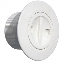 Prise balai pour piscine béton Astralpool - ABS blanc - bouchon de 1 1/2"