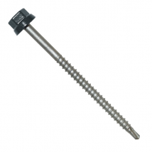Vis bac acier Zacrovis TH12 - 6,3 MMx75,0 MM - RAL7016 Gris anthracite
