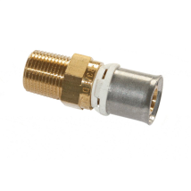 MALE FIXE A SERTIR 1"1/2 - 50 LAITON POUR SYSTEME MULTICOUCHES *867.50.766*