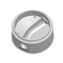 Fond de regard EU PRO Ø800 - Entrée 22° pour 160 PVC / 150 FTE