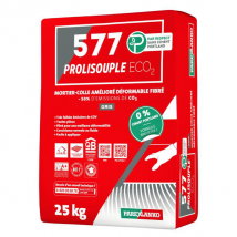 Colle carrelage déformable Prolisouple 577 ECO2 gris - Sac 25kg