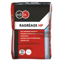 Ragréage HP intérieur pour tous supports - Edilis - Sac de 25 kg