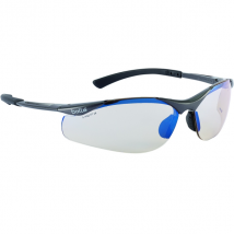 Lunettes Contour ESP protection verre fumé anti-rayures coloris noir Bollé CONTESP