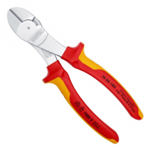 Pince coupante côté forte démultiplication Knipex Poignées VDE 180mm