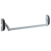 Serrure anti-panique Vachette 6810 gris porte PVC et alu réversible avec gâche - 100 cm