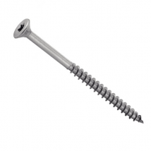Vis pour aggloméré tête fraisée six lobes filetage partiel inox A2 TX10 3.5x40/24 - boîte de 200 Acton 623093,5X40/24
