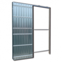 Système à galandage simple pour porte coulissante - Scrignotech