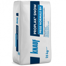 Enduit à prise normale Knauf Proplak Snow 8H - 25,0 KG