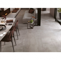 Carrelage intérieur effet ciment en grès cérame rectifié - Boost - 75,0 CM x 75,0 CM - ép. 9,00 MM - Pearl mate