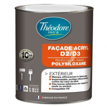 Revêtement façade résine acrylique Théodore Pro'G Pierre Mat 3L