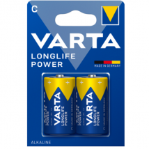 Pile High Energy LR14 format C - pour appareils énergivores - Blister de 2 piles Varta 4914121412