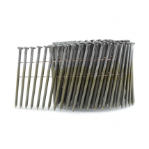 Pointe annelée Acier en rouleau pour cloueur pneumatique Alsafix - 3,1 / 3,4 MM x 90,0 MM - boîte de 4500