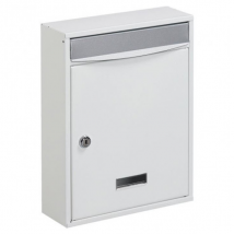 Boite lettres individuelle Decayeux 340 x 260 x 85 mm Acier Blanc