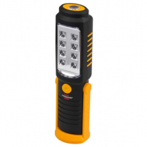 Lampe portable Brennenstuhl LED 8+1 à pile aimant crochet 1175410010