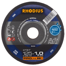 Disque à tronçonner acier XT67 Rhodius 125 x 1.0 x 22.23 mm 205426
