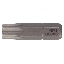 Embout de vissage Bosch extra-dure 6 pans 1/4" Torx T25 25 mm lot de 3