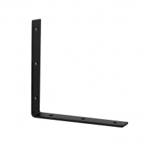 Équerre de fixation CQFD 2 pans 350x350x35mm épaisseur 4mm acier noir