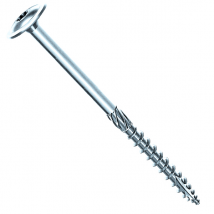 Vis Rocket charpente tête plate Torx zingué filetage partiel 6x140/70mm