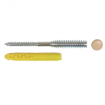 Cheville Top Roc PVC maçon Filet 45mm 06x120 : A430170 I-N-G-Fixations