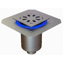 Siphon Inox Réglable avec Platine Étanchéité - Limatec