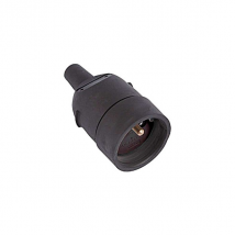 Fiche femelle 16 A douille diamètre 4.8 mm avec éclipse couleur noir Debflex 713590