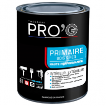 Sous-couche anti-corrosion Bois et métaux Primaire Théodore Pro'G 3L