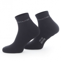 Chaussette socquette noire souple en coton Lemaitre Taille 43-45