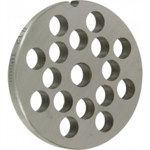 Grille inox avec trous Ø 10 mm pour hachoir électrique n°12 Tre-Spade