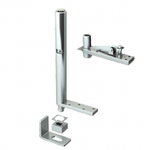 Pivot ferme-porte invisible Mantion - Ouverture droite - 85 Kg - Acier