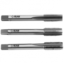 Taraud à main métrique HSS DIN 352 - M2 x 0.40 mm - jeu de 3 Riss 62531