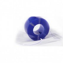 Lanière souple PVC bleu transparent 300 x 3 mm Alfaflex LA3003025