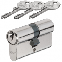 Cylindre de sécurité Abus E50 à 5 goupilles - 3 clés - 45 x 50 mm