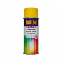 Peinture Belton aérosol SpectRAL brillante 1003 Jaune Sécurité 400 ml