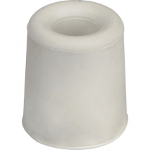 Butoir caoutchouc blanc fixation murale diamètre 20 mm hauteur 9 mm