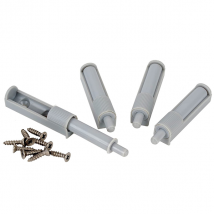 4 freins de porte amortisseurs - Gris - Vis incluses