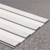 Rail de guidage extérieur blanc Dinaguide Dinac pour personnes aveugles et malvoyantes - 228 MM x 970 MM