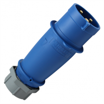 Fiche mâle 2P+T SDMO pour groupe électrogène 32A 230V IP44